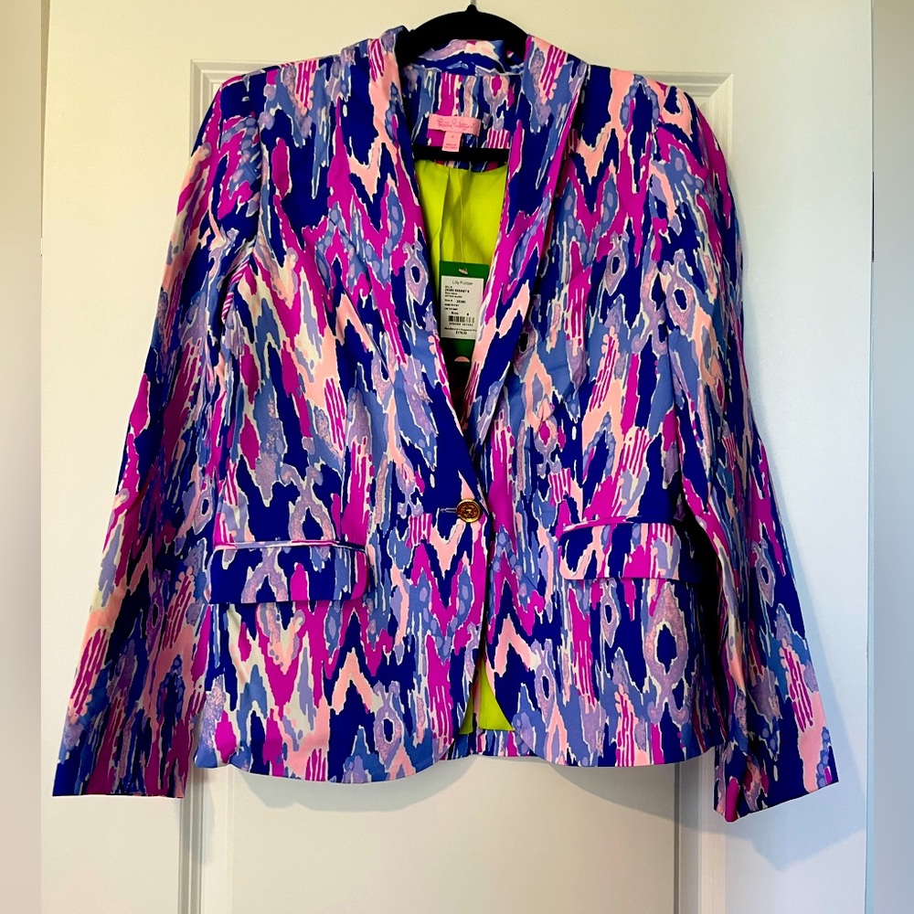 NWT Lilly Pullitzer Saffron Blazer